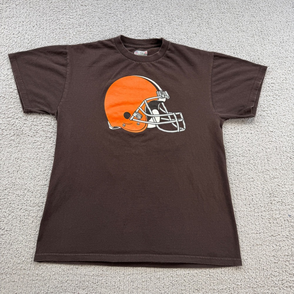 NFL Team Apparel Cleveland Browns Richardson 33 Brown T-Shirt Mens Size Medium